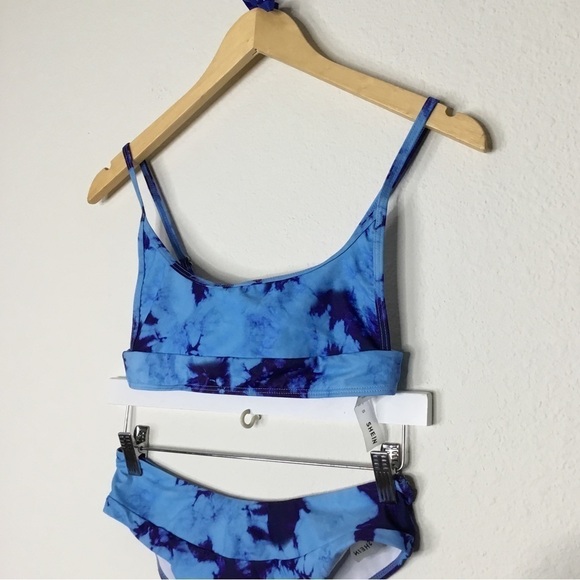 SheIn Tie Dye Bikini Swim Suit - Picture 2 of 6